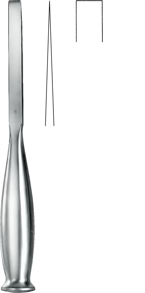 OSTEOTOM SMITH PETERSEN DÜZ 20,5cm 9mm