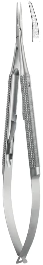 Portegü Mikro kilitli yuvarlak sap 0,80mm 25cm eğri elmas püskürtme