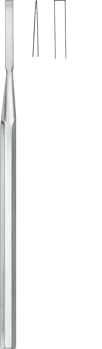 OSTEOTOM Hoke DÜZ 17cm 3mm