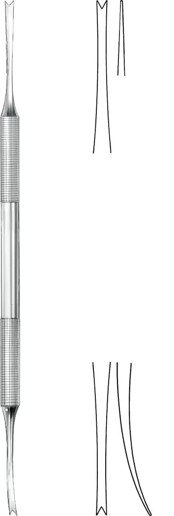 LUNIATSCHEK PERIOST ELEVATOR 2mm 17,5cm