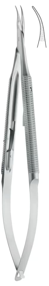 TC Portegü Mikro kilitlİ yuvarlak sap 0,30mm 15cm EĞRİ