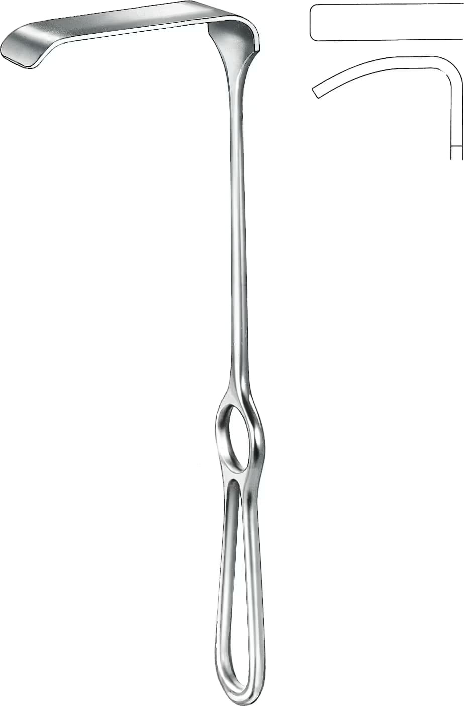 EKARTOR KOCHER-LANGENBECK 21,5CM 25X6MM