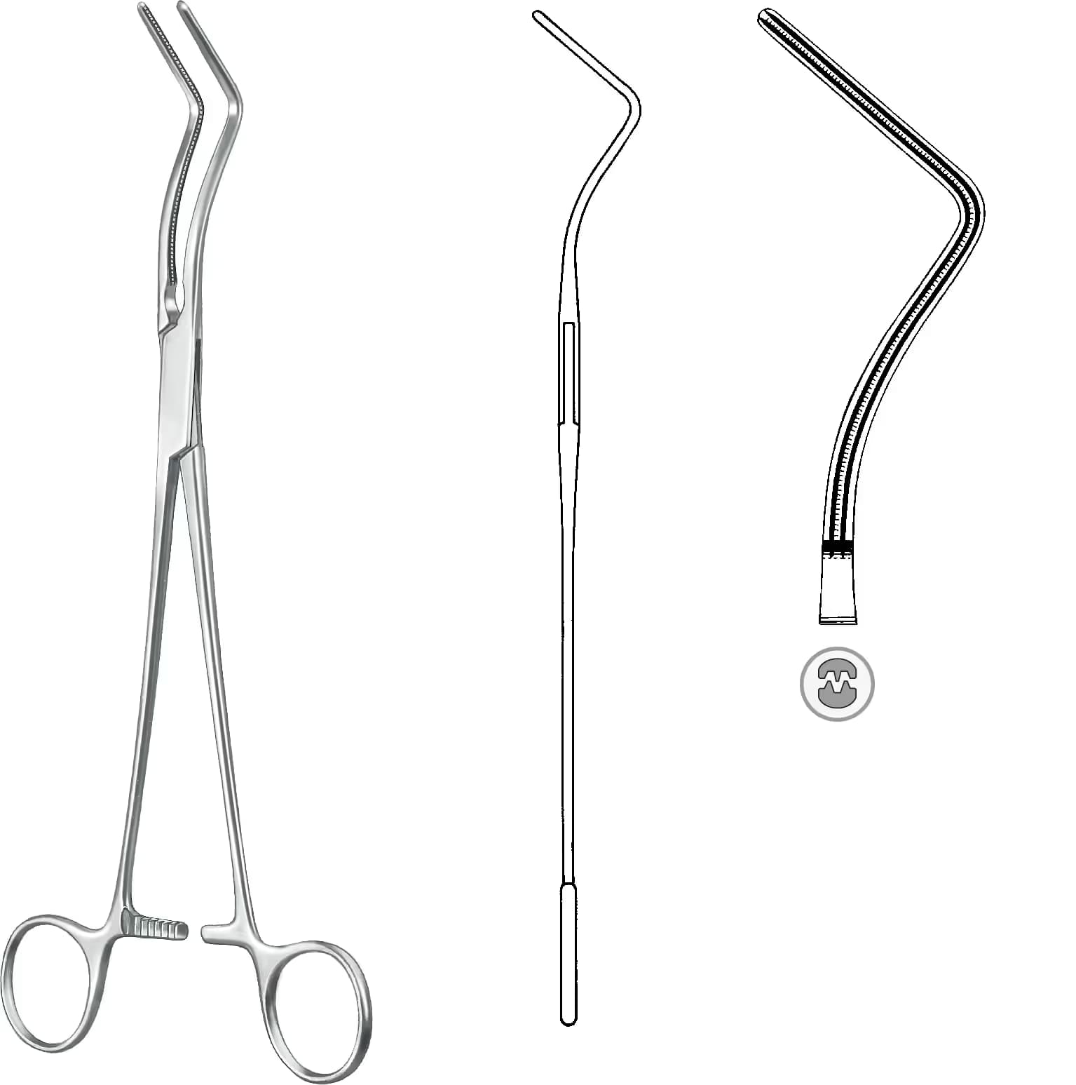 ATRAVMATIK KLEMP DEBAKEY LEES 23cm 90mm