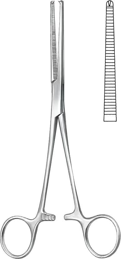 KLEMP KOCHER İNCE 1X2 DISLI DUZ 13CM
