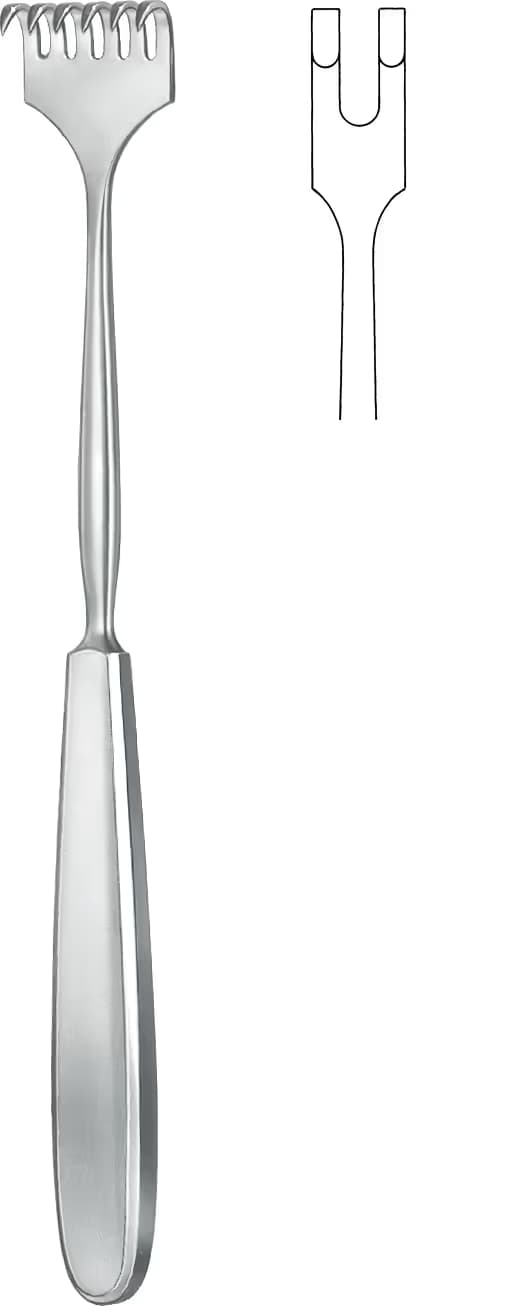 EKARTOR VOLKMANN 22,5CM KÜNT 2DİŞLİ 8,5X8MM