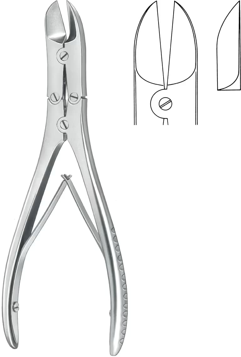 KEMİK KESME KLEMPİ RUSKIN LISTON 18,5cm DÜZ