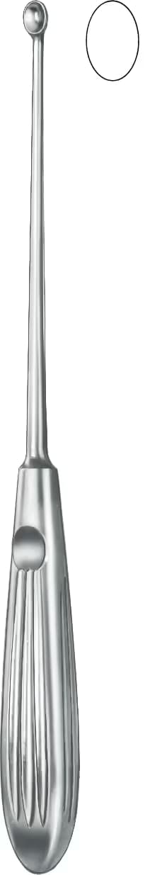 KEMIK KURETI HALLE BÜKÜLEBİLİR 21,5CM FIG.1 6,8MM