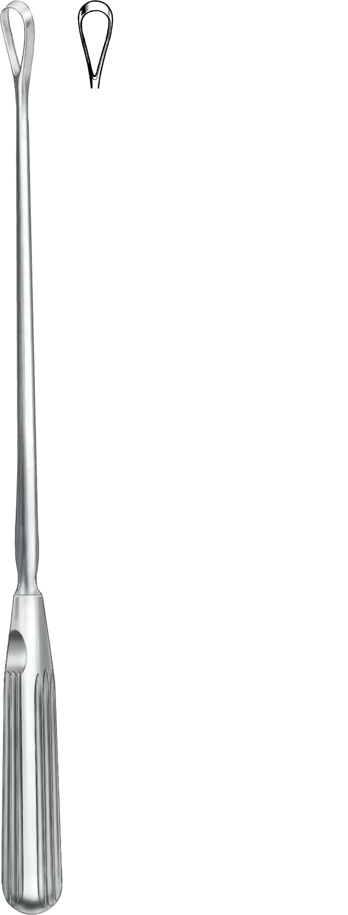UTERIN KÜRET SIMS 25,5CM 6MM KESKİN