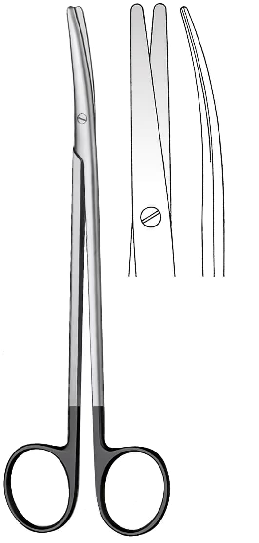 TC SUPERCUT MAKAS METZENBAUM 18cm EĞRİ