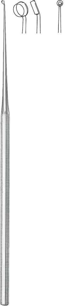 KULAK KURETI EĞRİ KESKIN 15cm 1,5mm