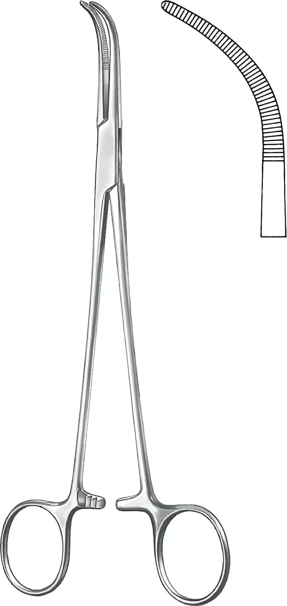 DİSEKSİYON KLEMP OVERHOLT-GEISSENDORF FIG.5 21CM