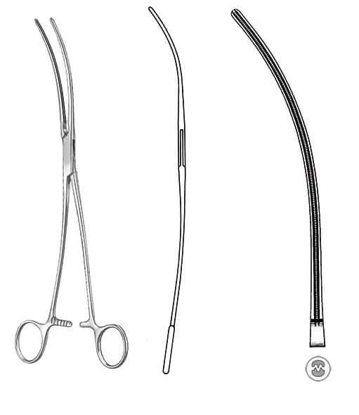 ATRAVMATIK KLEMP DEBAKEY 33cm 140mm