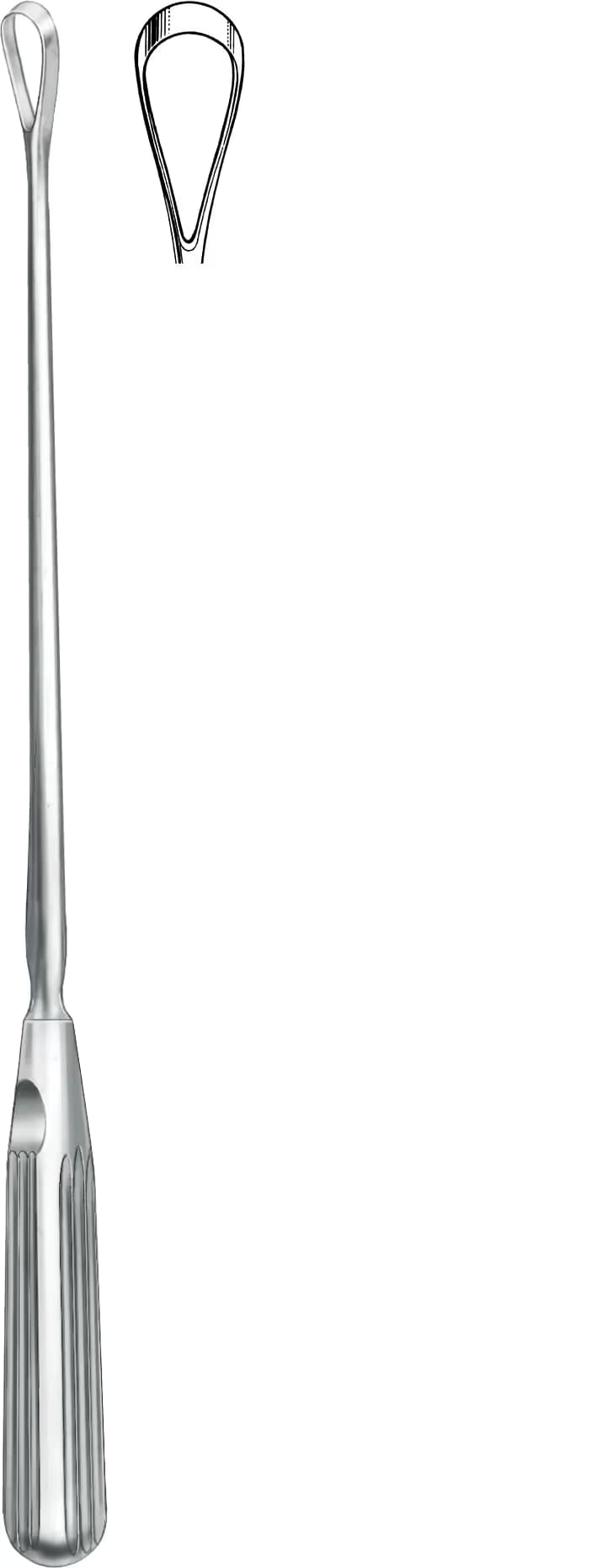 UTERINE ÜRET SIMS 25,5CM 10,5mm KESKİN
