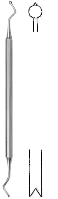 plak için küret lindorf 18cm