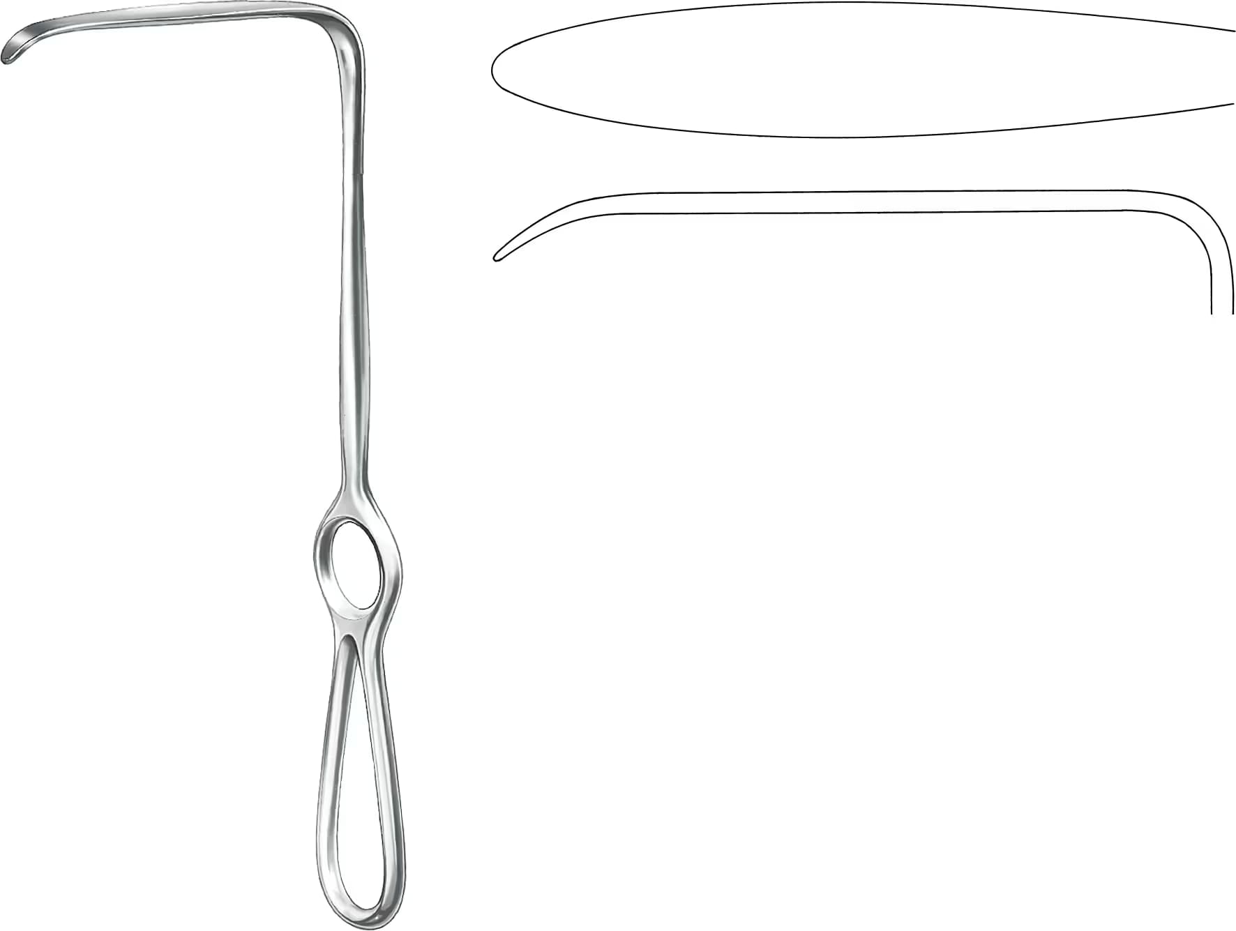 EKARTOR LANGENBECK 21CM 85X15MM