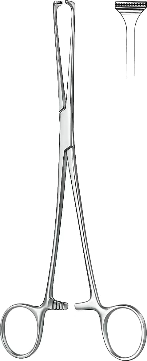 ATRAVMATIK KLEMP DE BAKEY ALLIS 30CM 8,4mm
