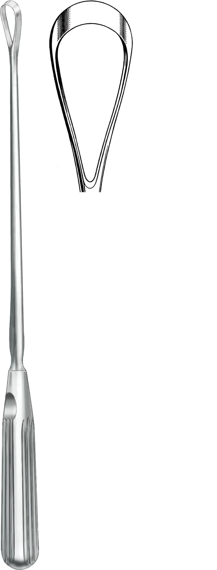 UTERIN KÜRET SIMS 25,5CM 23MM KESKİN