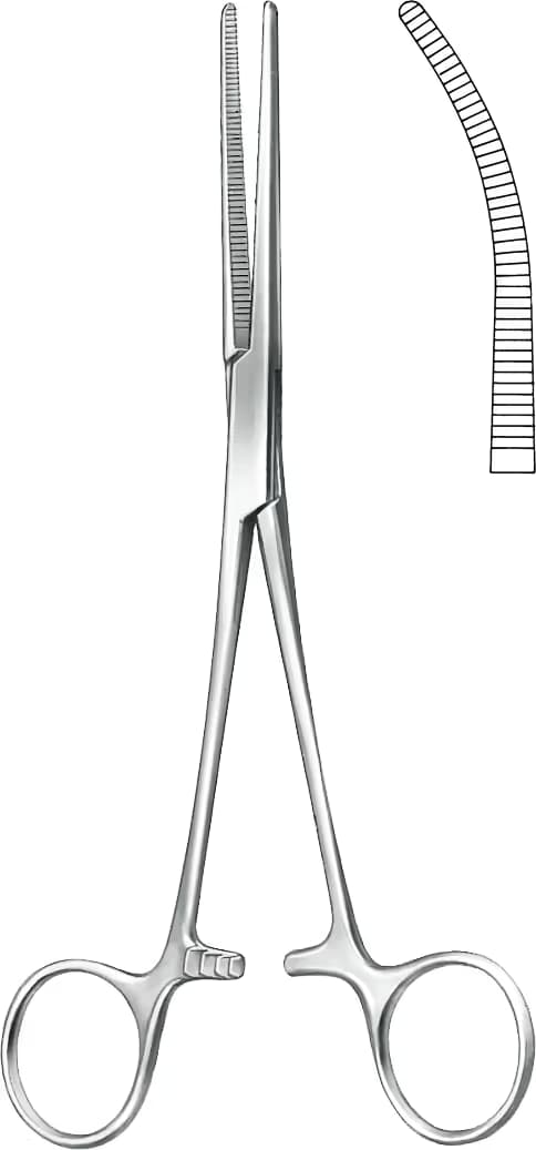 HEMOSTATİK PENS PEAN 14CM EĞRİ