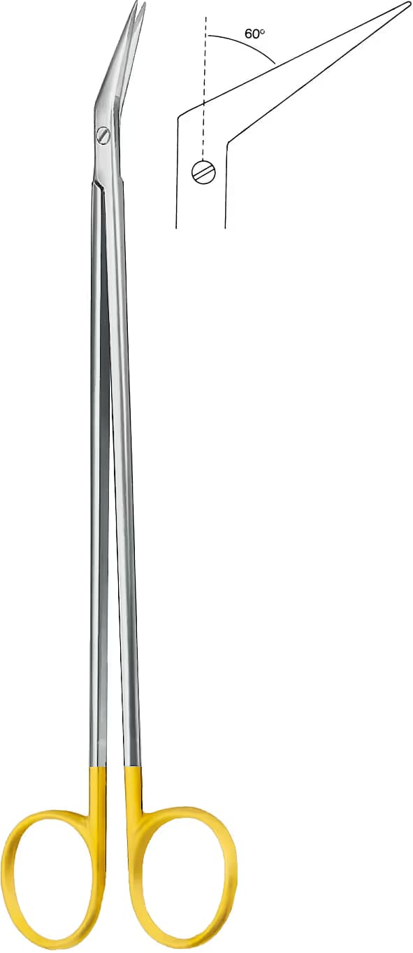 TC MAKAS DEBAKEY 23CM 60DERECE