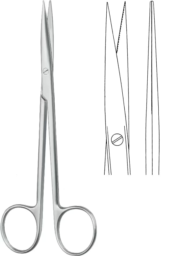MAKAS METZENBAUM 14,5CM DÜZ S/S