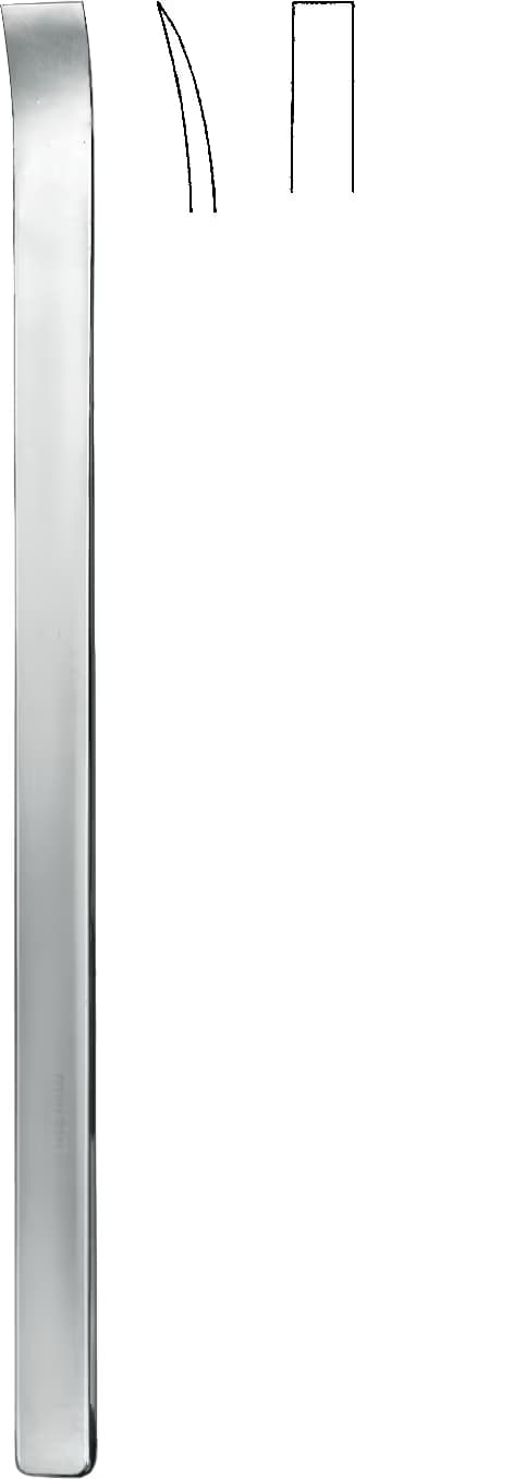 LAMBOTTE OSTEOTOM EĞRİ 24,5CM 4MM