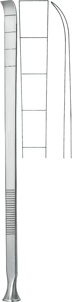 EPKER OSTEOTOM 18cm 8x1,2mm EĞRİ