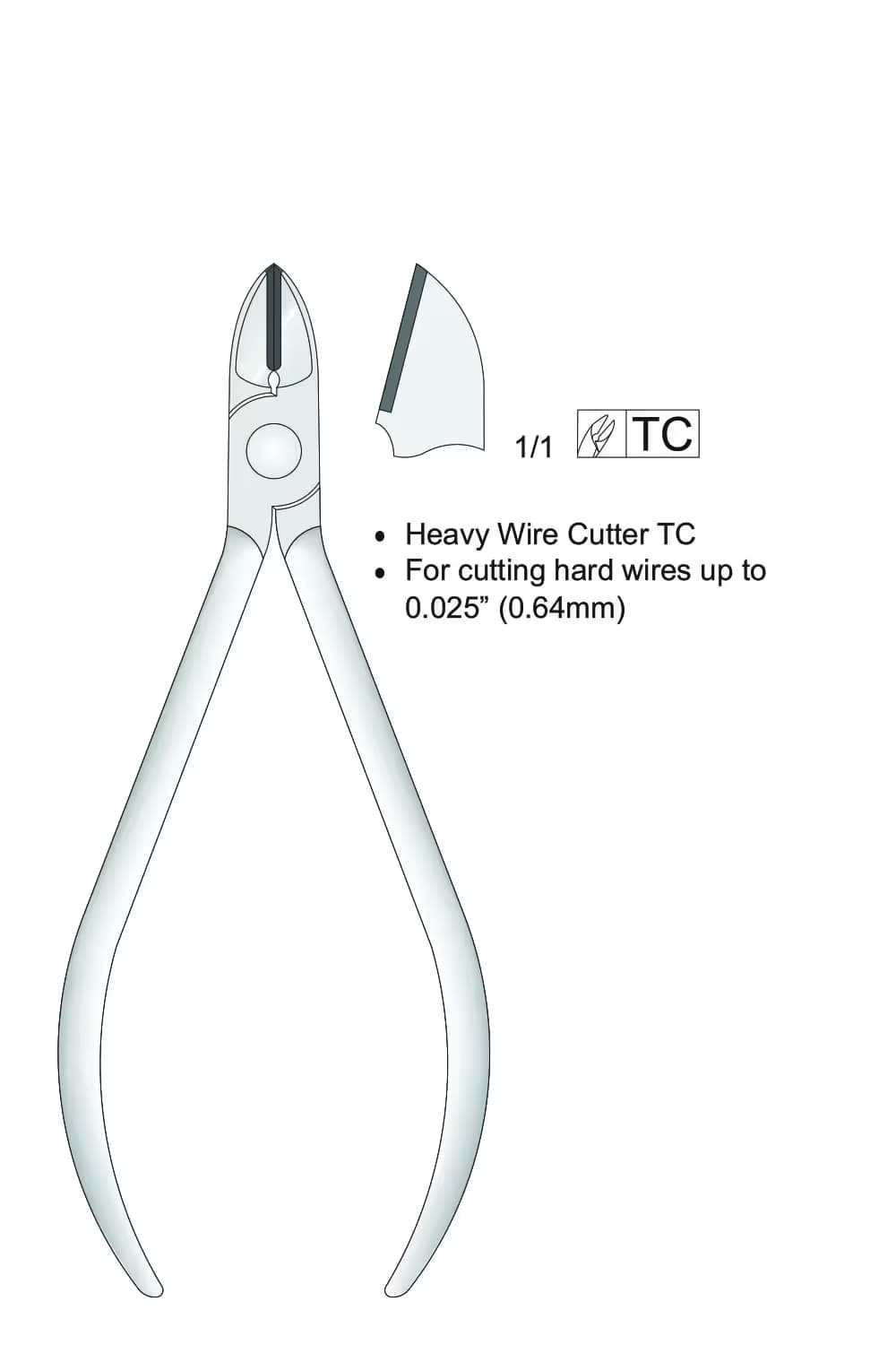 Tc Yan Kesici Sert Teller İçin 150Mm
