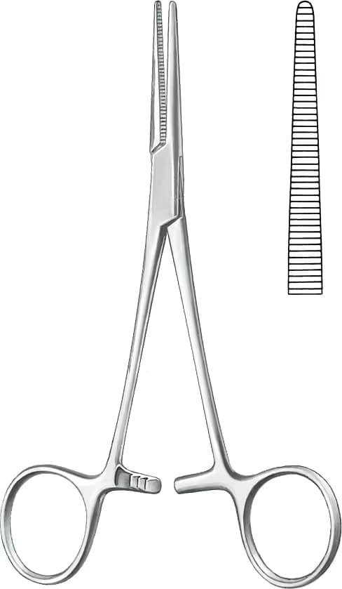 HEMOSTATİK PENS CRILE 14CM DÜZ.