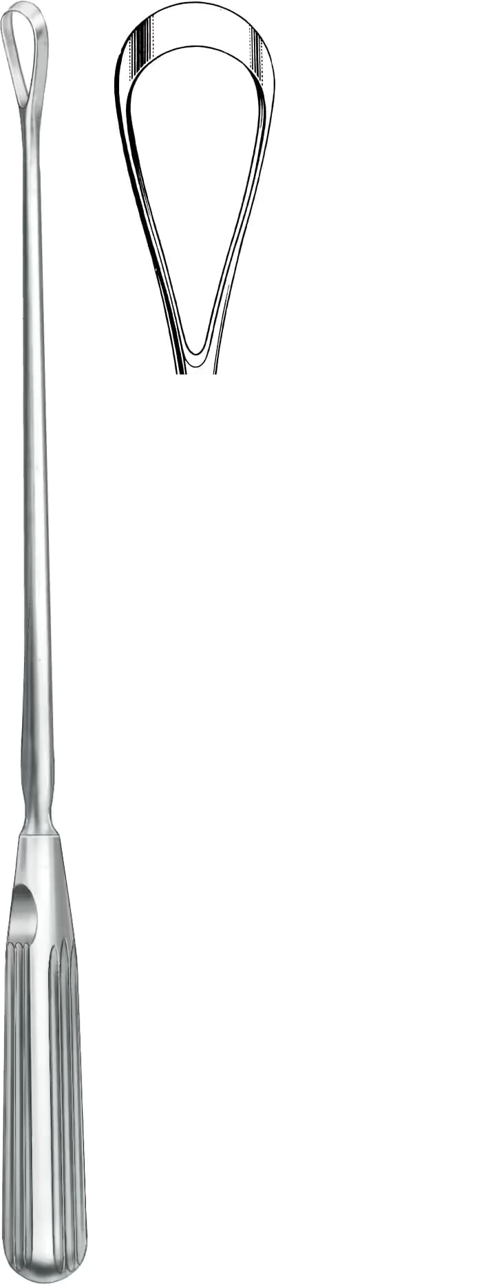 UTERIN KÜRET SIMS 25,5CM 20MM KESKİN
