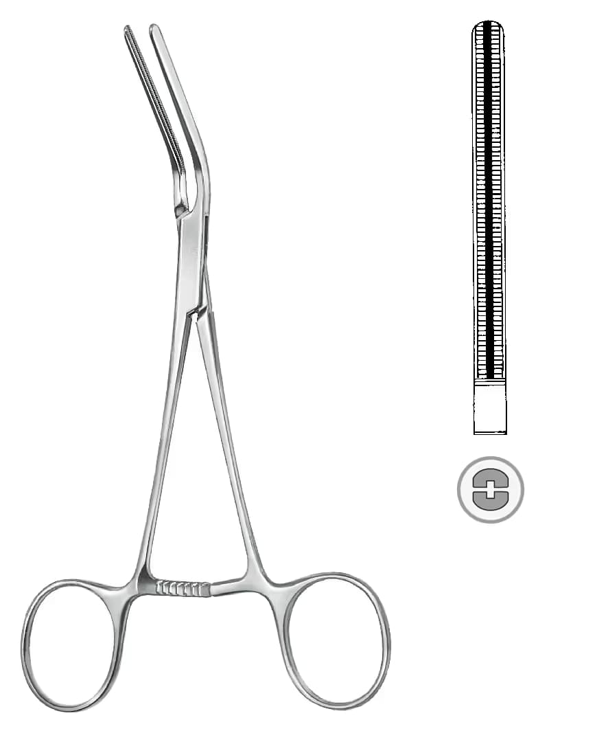 ATRAVMATİK KLEMP DARDIK 17CM 58mm DÜZ