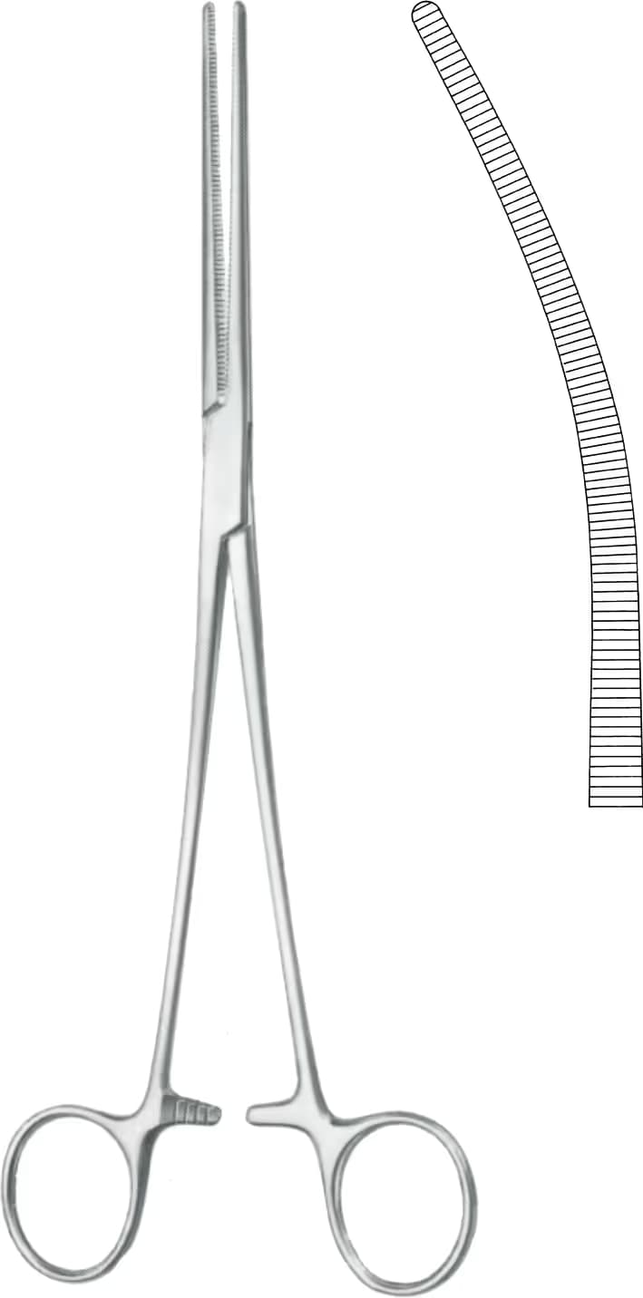 HEMOSTATİK KLEMP SAROT 24CM EĞRİ