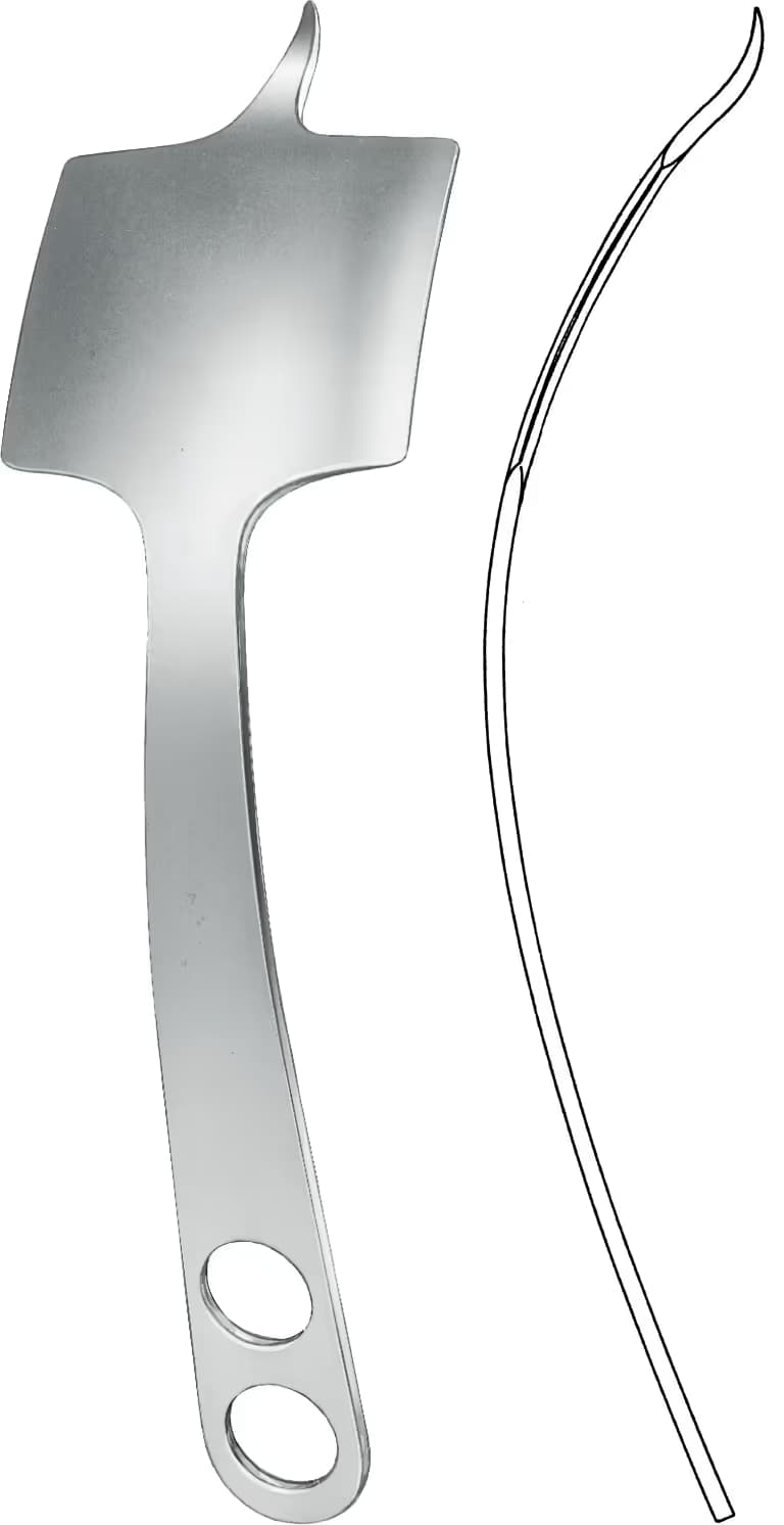 KEMİK ELEVATÖRÜ VERBRUGGE MULLER 25CM 65mm