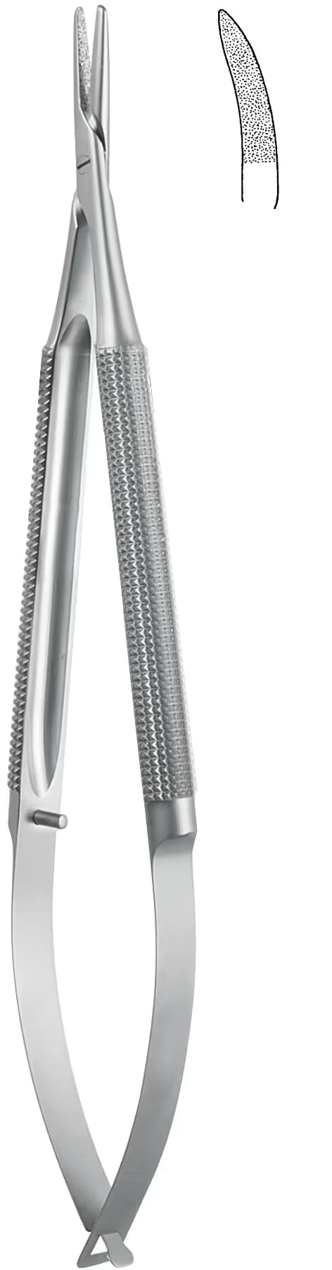 Portegü Mikro kilitsiz yuvarlak sap 2,0mm 21cm eğri