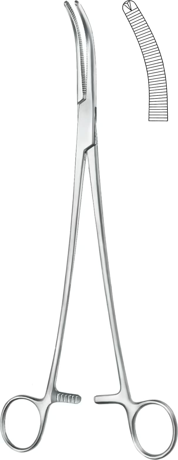 HİSTEROKTOMİ KLEMP WERTHEIM 1X2DISLI 22,5CM