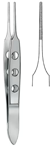 İris Penseti Bishop-Harmon dişsiz 8,5cm 0,5mm