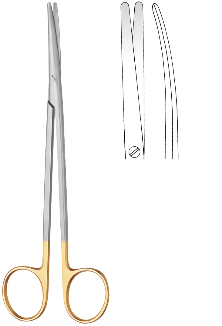 TC MAKAS METZENBAUM İNCE EĞRİ 20CM