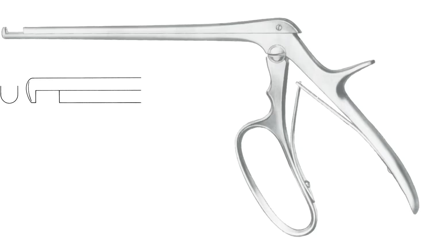 KERRISON PANÇ 18cm 90° aşağı 5mm halka saplı