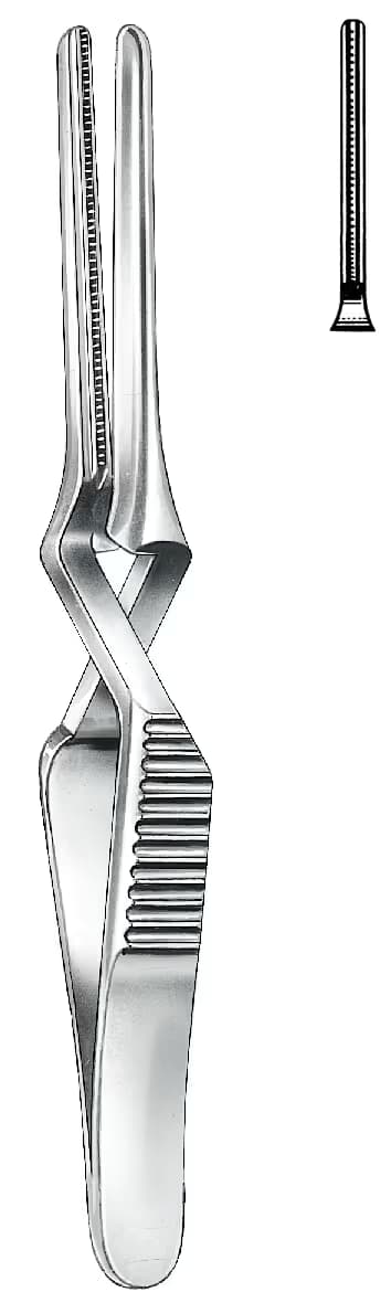 ATRAVMATİK BULLDOG KLEMP DEBAKEY 80mm 20mm DÜZ