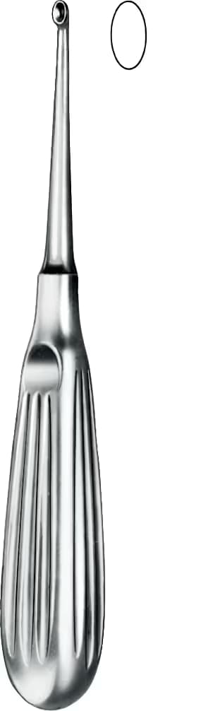KEMIK KURETI SCHEDE 17CM FIG.0 4,2MM