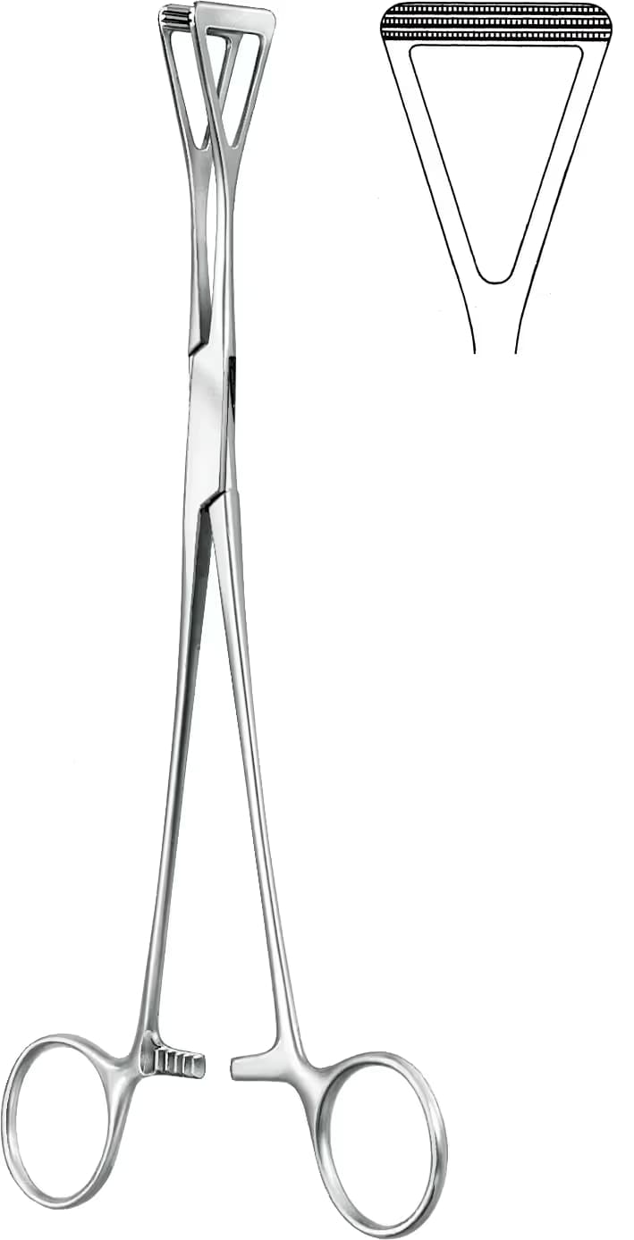 ATRAVMATIK KLEMP DE BAKEY COLLIN 23CM 23mm
