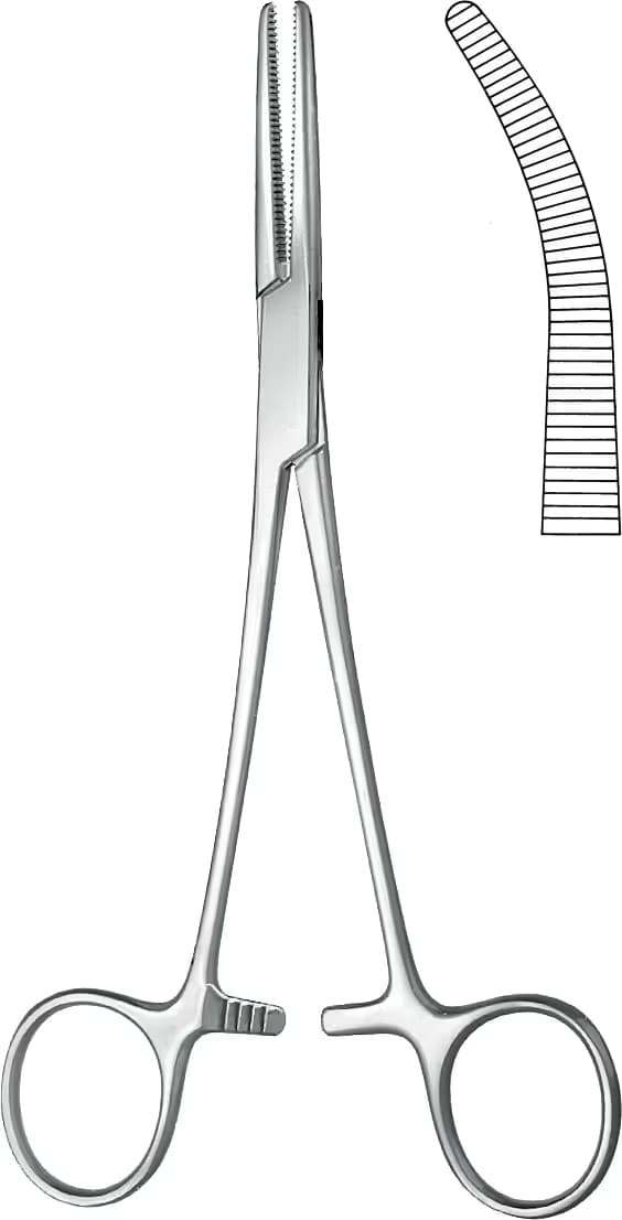 HEMOSTATİK KLEMP SPENCER WELS EGRI 20CM