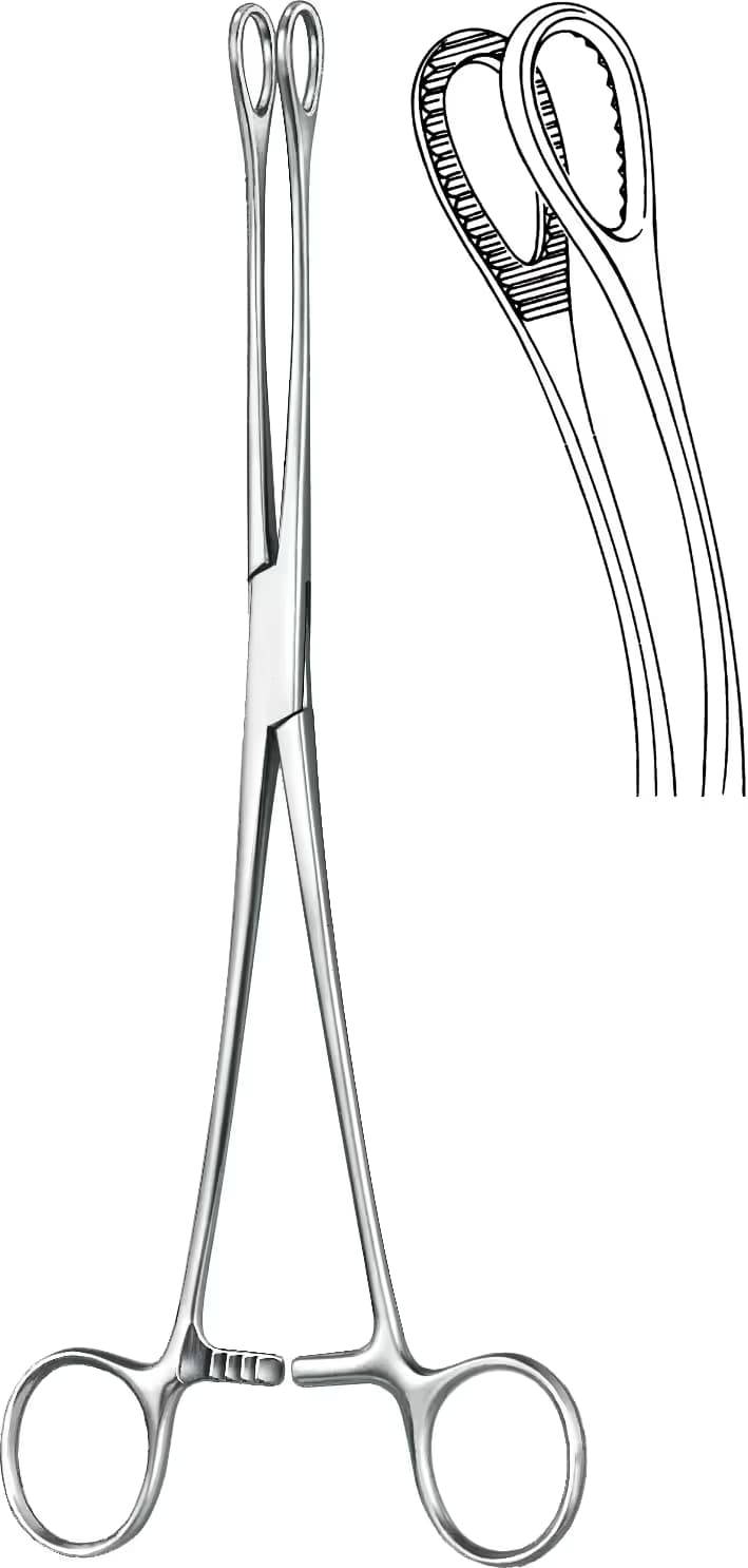 SPANÇ KLEMPİ FOERSTER DİŞLİ 18CM EĞRİ