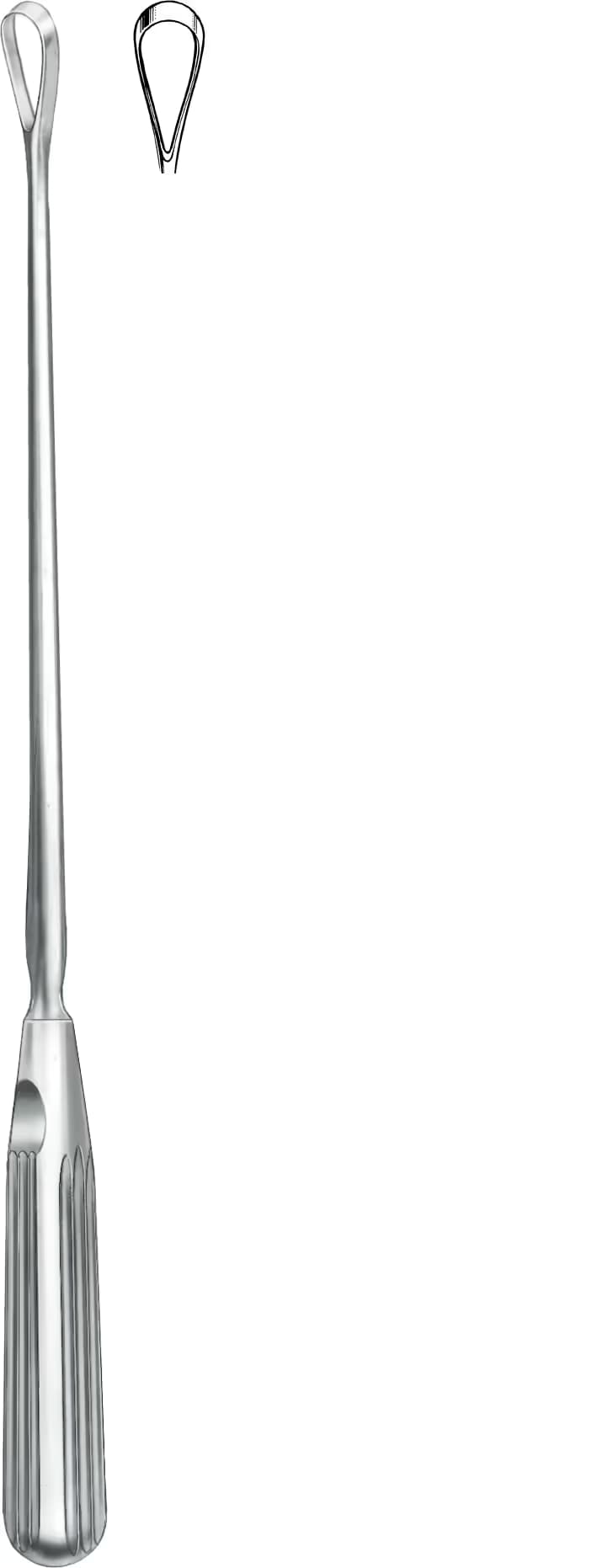 UTERIN KÜRET SIMS 25,5CM 7,5mm KESKİN