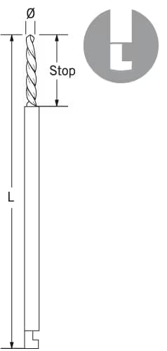 matkap ucu 1,1x50mm