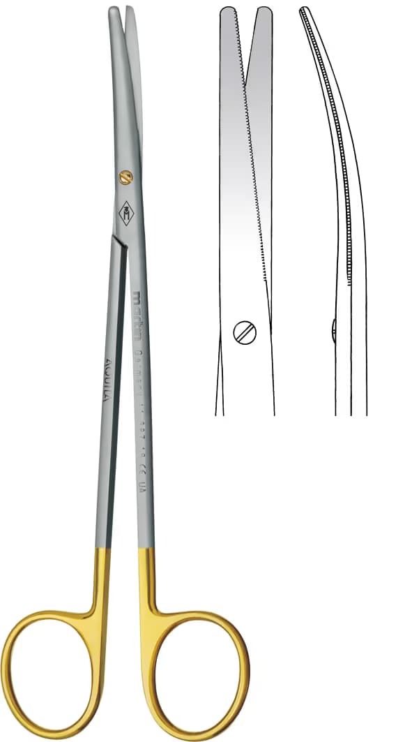 TC MAKAS METZENBAUM 18CM EĞRİ