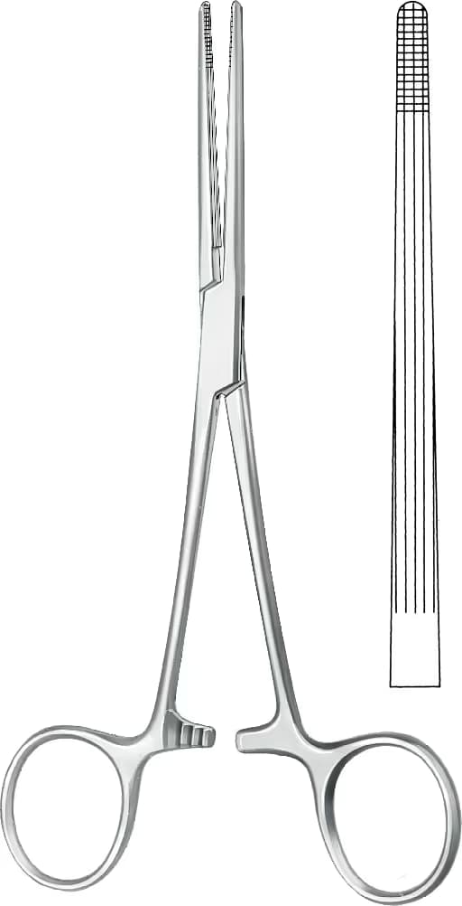 HEMOSTATİK KLEMP ROCHESTER-CARMALT DUZ 20CM