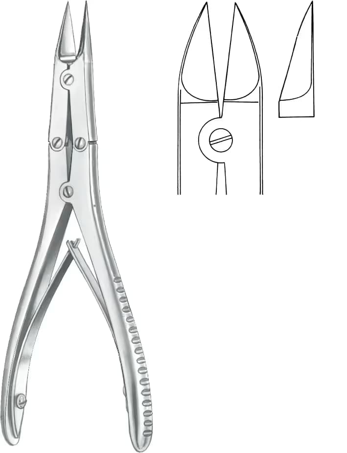 KEMİK KESME KLEMPİ BOEHLER 15cm DÜZ