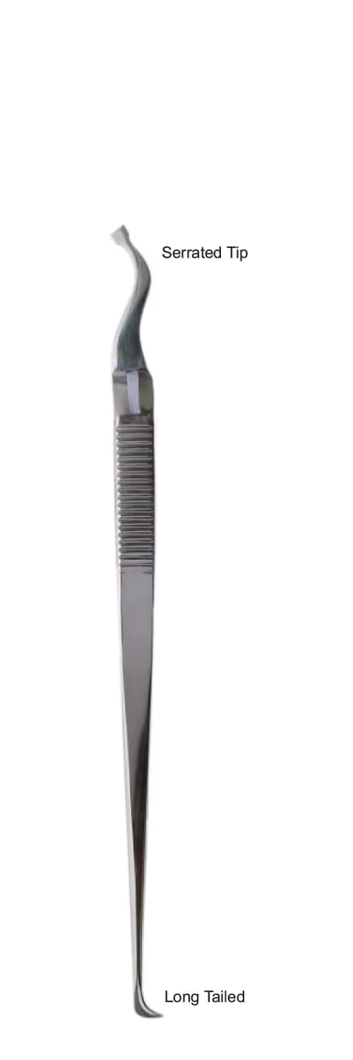 Braket Yerleştirme Forsepsi Hassas Eğri 165Mm