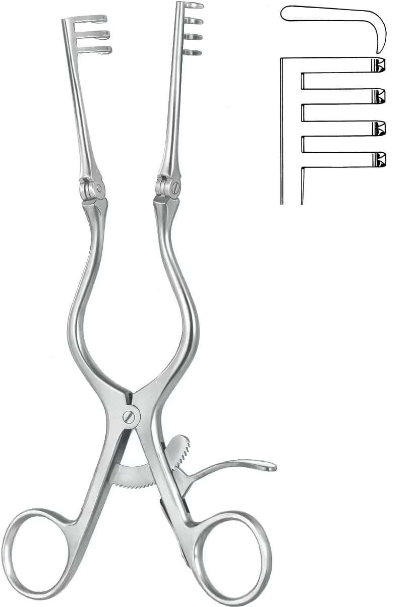 OTOMATIK EKARTOR ADSON 3X4 SIVRI 13,5CM