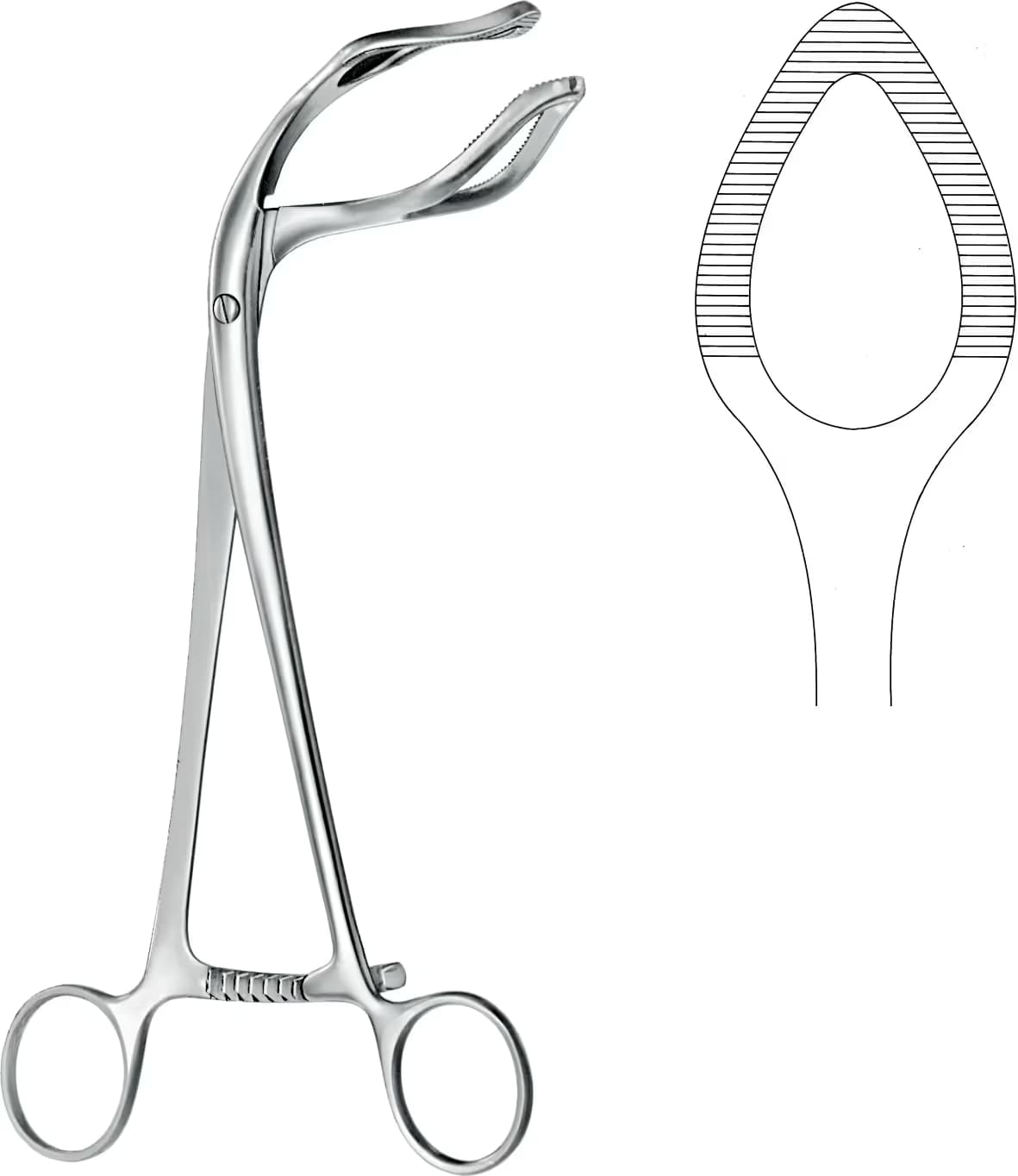 UTERIN ÇIKARMA KLEMPİ SOMER 23,5CM